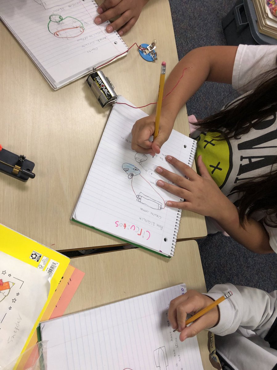 Bright students lighting up the classroom creating circuits!💡<a href="/ajbushelem/">Bush Elementary</a> <a href="/BushScience/">Bush Science</a> <a href="/BushScience/">Bush Science</a> <a href="/TeraeHarris/">Terae Oubré Harris</a>
