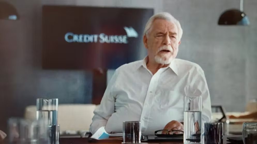 bernardgoyder's tweet photo. Time for a megathread on Logan Roy's investment bank of choice, #CreditSuisse. We have rumours this weekend about 'an investment bank being in trouble'  This is just bullshit. For reasons explained below, #creditsuisse has massively cut he amount of #risk it takes. 1/ https://t.co/CAcMPfi5pA