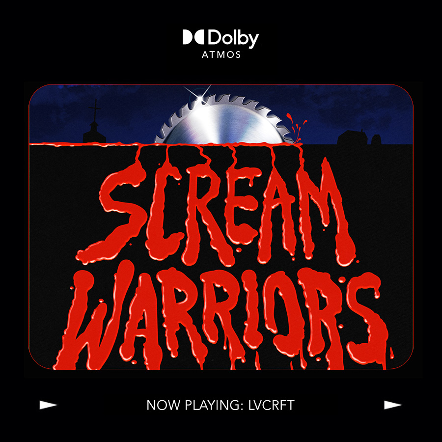 Dolby's tweet photo. Your 👂👂 will never be the same again! Because Spooky Hitmakers @LVCRFTOfficial + horror film composer @imchrisyoung have teamed up to create “the scariest album ever made.” 

Stream it now in #Dolby on @AppleMusic. https://t.co/Mt8HD5umAS
