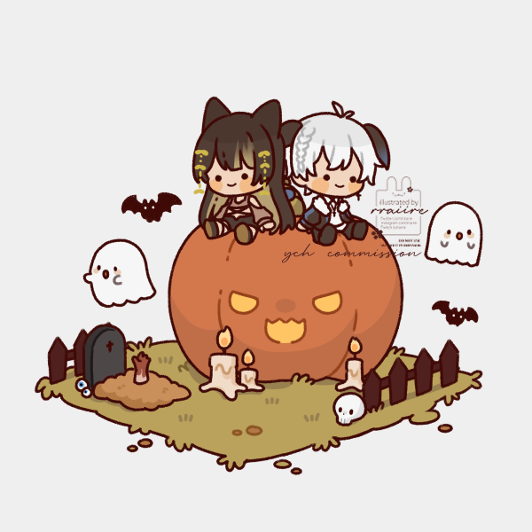 [RTs appreciated]

Halloween YCH
Single for $40; Couple for $55
🌱GL/BL/Straight Couple/Friends are all acceptable!

Closing this on 15th Oct!
#commissionsopen

Link in replies👇 