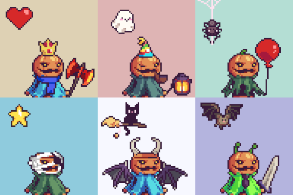 PumpkinCrewNFT's tweet photo. H'ween 2022 is fast approaching, are you ready?!👻 

A collection of pixel art NFTs is NOW LIVE on the ARBITRUM NOVA network. Adopt one or more of these funky pumpkins FOR FREE!

https://t.co/JVkfvTHSQ8 👀

Happy Haunting!  🎃
#halloween #pixel_art #NFT #Abitrum #Nova #Blockchain https://t.co/YGvAYtOY8y