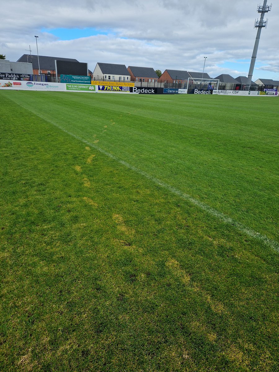 bluegroundforce's tweet photo. Why do people insist on walking on football pitches? I don't even walk on it unless I'm working on it! Please have some respect and walk around the pitch as you never know what you have on your shoes. Off with covid for a week and come back to this to make me even more sick https://t.co/CED2g1OYG0