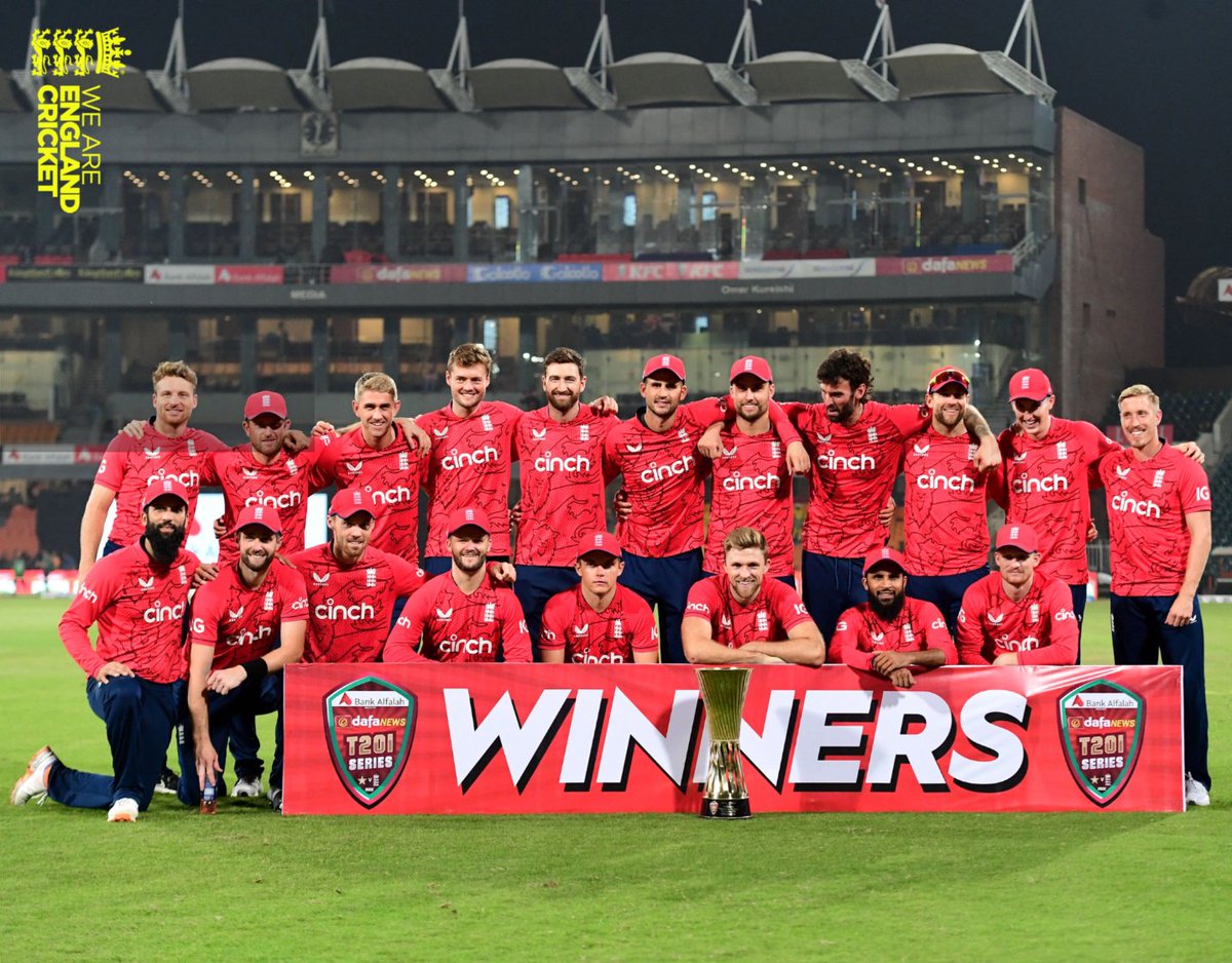 A big series win to start a massive winter for our T20 team 🙌

🇵🇰#PAKvENG 🏴󠁧󠁢󠁥󠁮󠁧󠁿