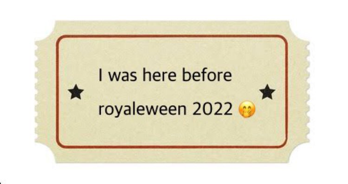 arn4uuz's tweet photo. I WAS HERE #royaleween https://t.co/65nckhgPTT