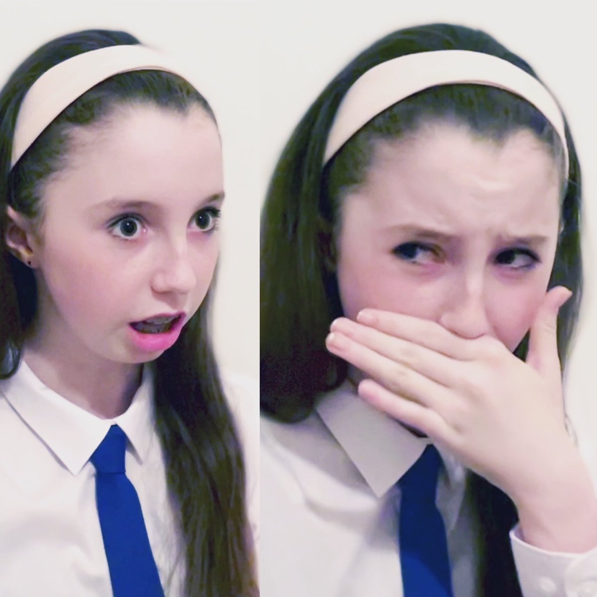 Some screen shots from my latest self tape playing a school girl! 🤞🏻 🎥