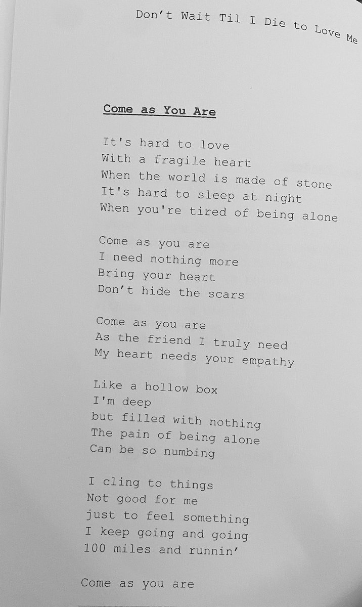michaeltavon's tweet photo. Don’t Wait Til I Die to Love Me https://t.co/BNDkAl82qA