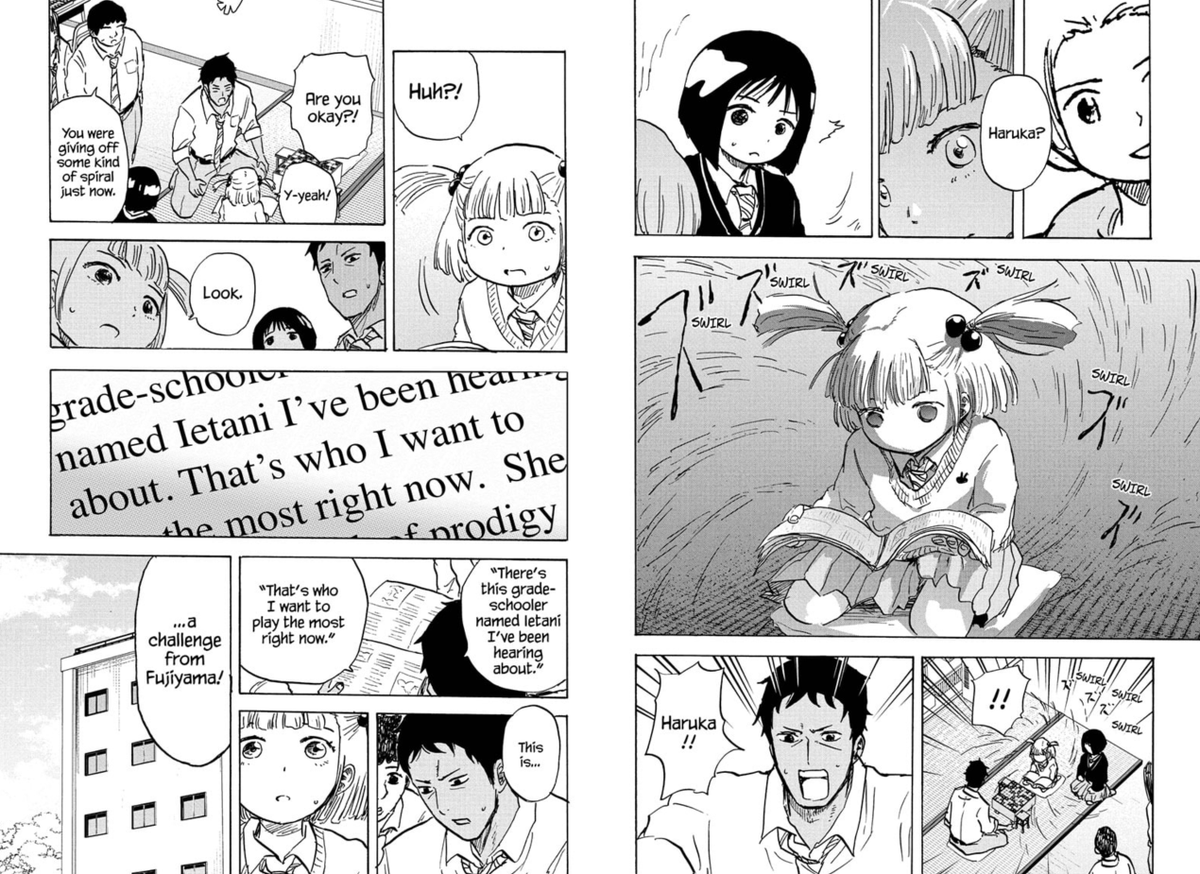 KushiKuritikaru's tweet photo. High School Family 104
FINALLY some Shogi competition again. It will be interesting to see how she handles this when she was upset about losing to her brother in the student council position. Speaking on that, kind of a letdown nothing changes yet
#HSFam #HighSchoolFamily https://t.co/fQNc9PBxnf