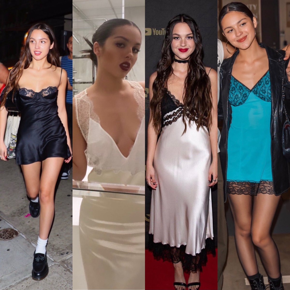 cowboyinwoods13's tweet image. olivia rodrigo in a slip dress will always slay &amp;gt;&amp;gt;&amp;gt;