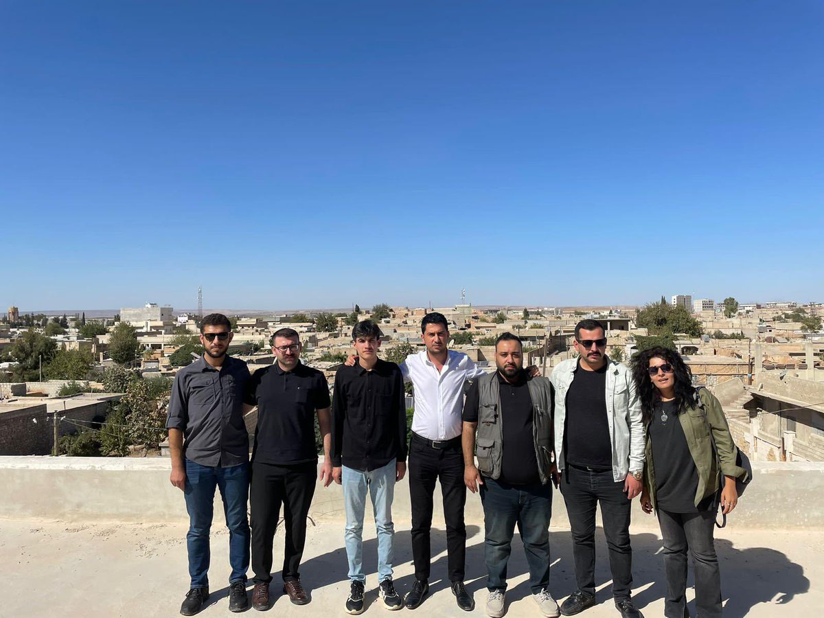 irakturkleri's tweet photo. Irak Türklerinden Suriye Türklerine ziyaret.
Derneğimizin Genel Başkan Yardımcısı Eyüp KEREM (@Eypkrm) ve beraberindeki heyet, Türkmenelinin Batısını ziyaret etti.
Suriye’de bir çok yetkili ve kurum ile görüşen Kerem,“Biz Türkmeneli’yi her zaman tek bir parça olarak gördük.”dedi. https://t.co/GHQkmSX4dB
