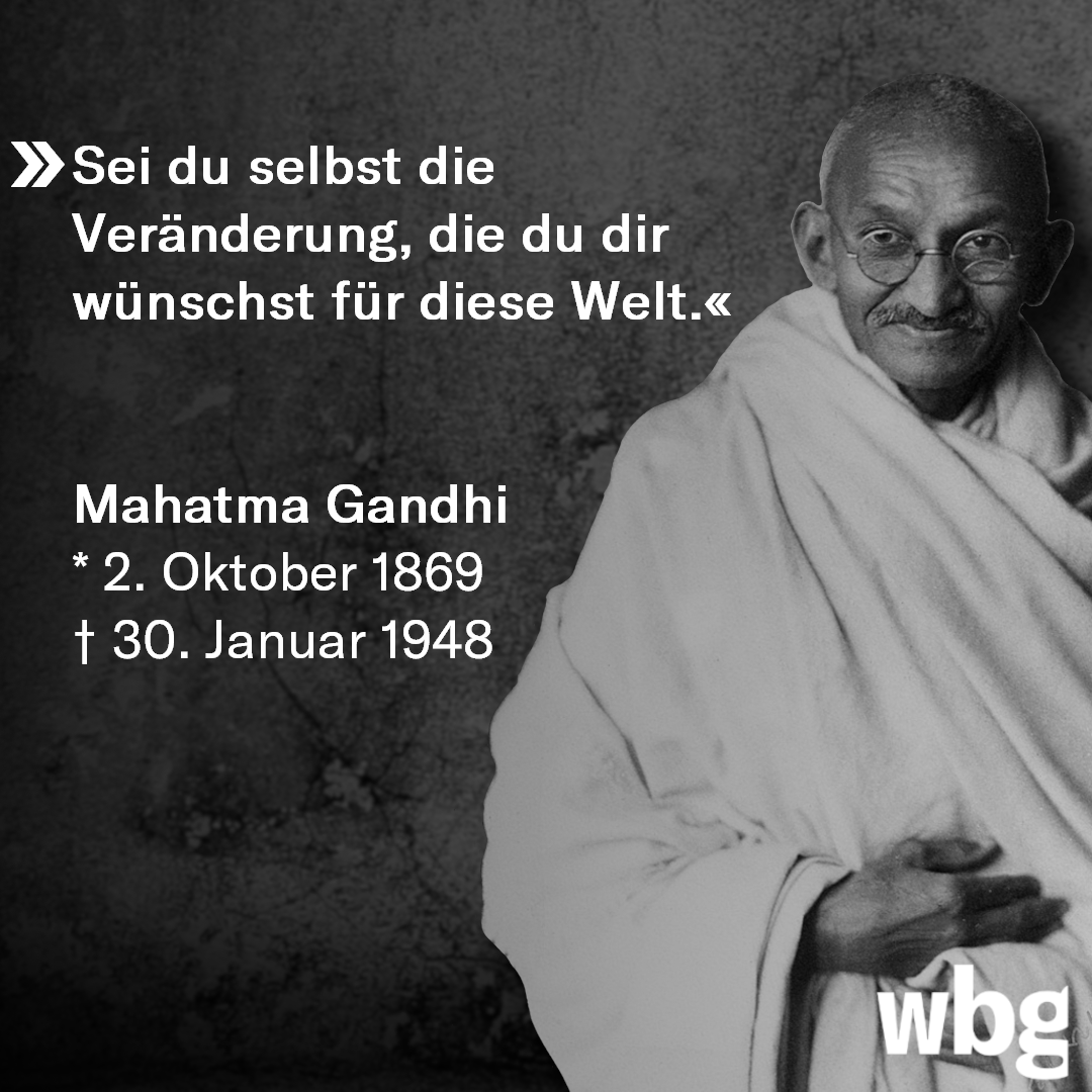 WissenVerbindet's tweet photo. Der Rechtsanwalt, #Pazifist und #Asket Mahatma Gandhi veränderte die Welt. Als politischer und religiöser Anführer befreite er Indien von der britischen Kolonialmacht, ganz ohne Gewalt.
Mehr zu #Gandhi unter: https://t.co/kRkPv3Xs8G https://t.co/U6l68Kdw2W