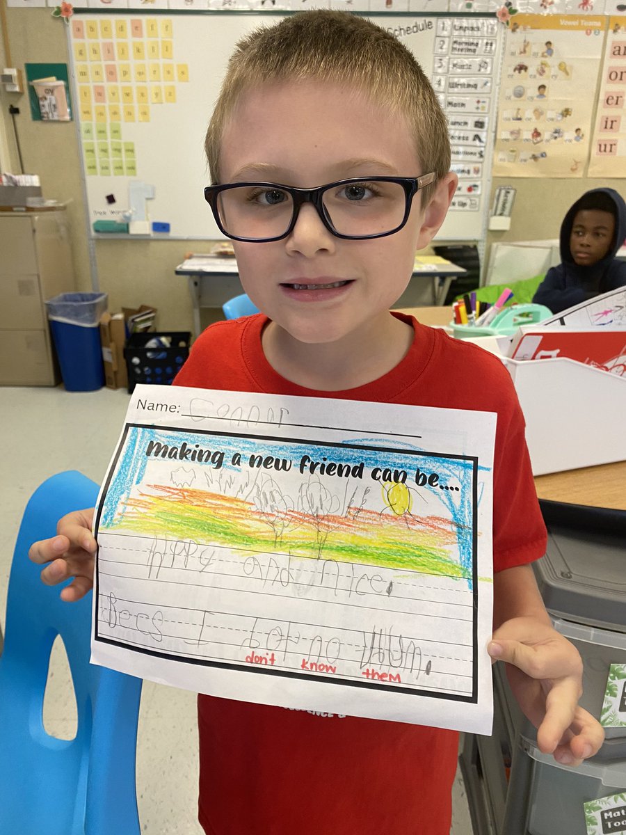 Start with Hello was a great week @cayuga_school💚 Lots of discussion about ways to be a good friend and making new friends.