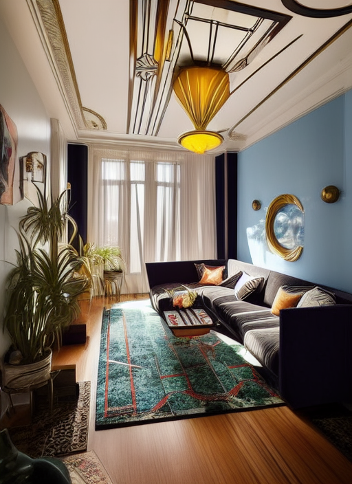 And here are four outputs from interiorai.com