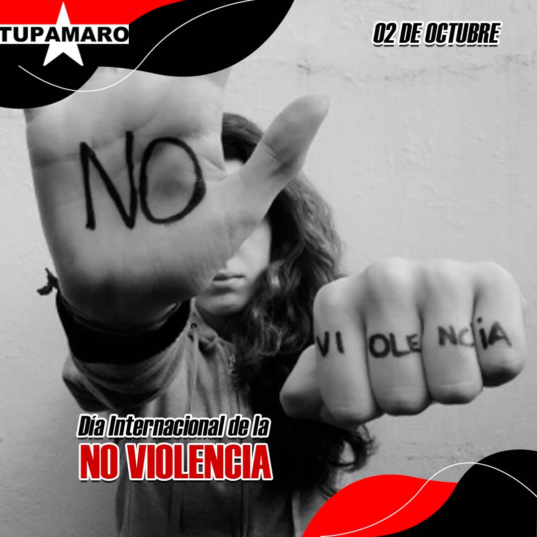 Celebramos La acción no violenta es una técnica por medio de la cual las personas que rechazan la pasividad y la sumisión pueden llevar adelante su lucha sin violencia. La acción no violenta no es un intento por prevenir o ignorar el conflicto. #JuntosRegresemosALaEscuela