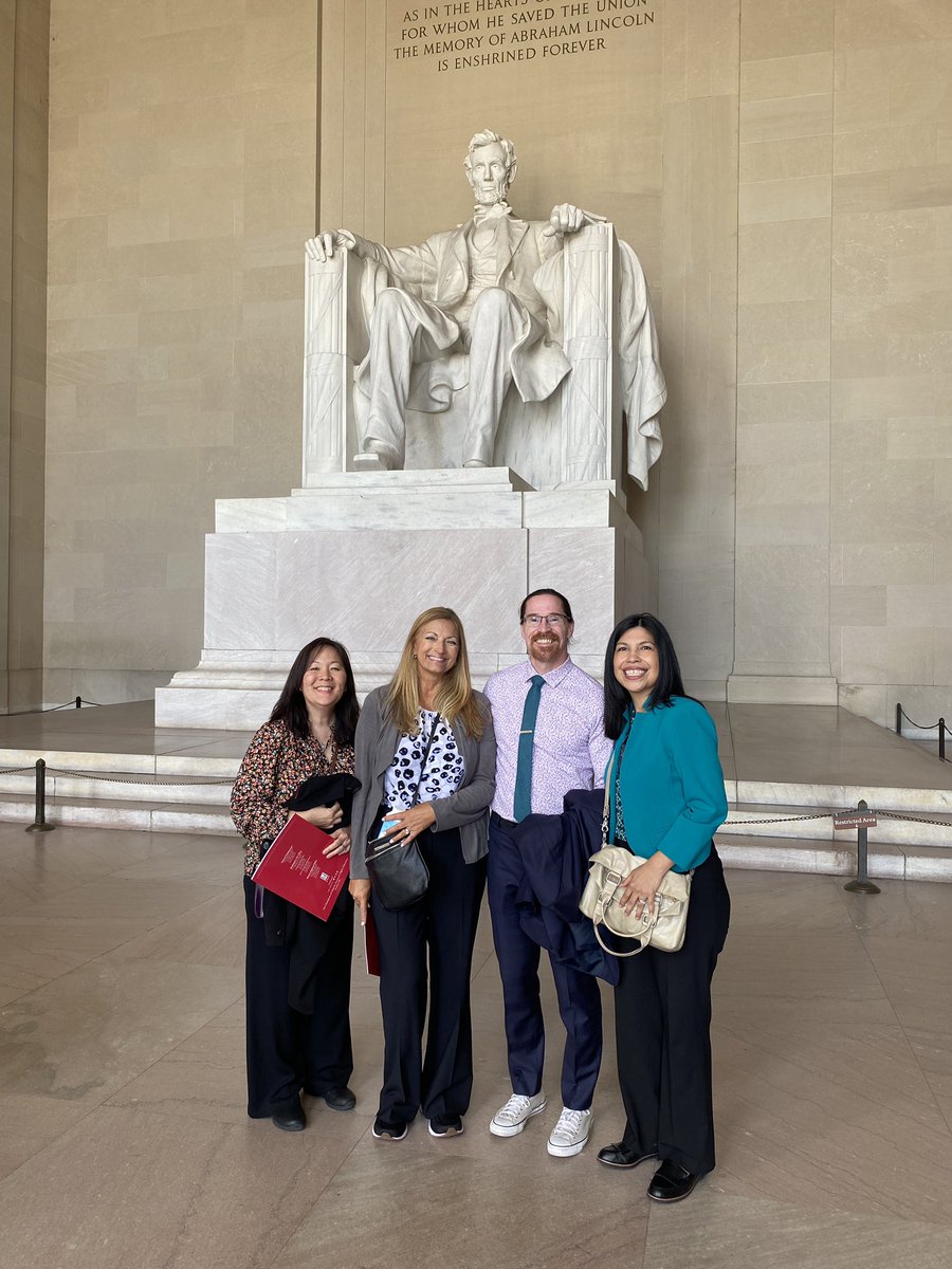 gwccprez's tweet photo. Honored to join other @mcccd leaders committed to ensuring #LatinxStudentSuccess by attending the @EdExcelencia Convening in DC. We also got to visit with @HACU leaders and @gregstantonaz’s aide. Making A Difference in AZ! https://t.co/p6v8czBryj