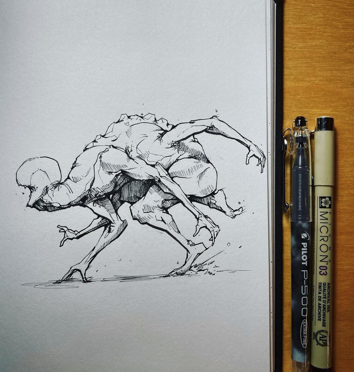 BlankFaceStdio's tweet photo. #Inktober Day 2! “Scurry”
-
#inktober2022day2 https://t.co/xL1VW1qtuf
