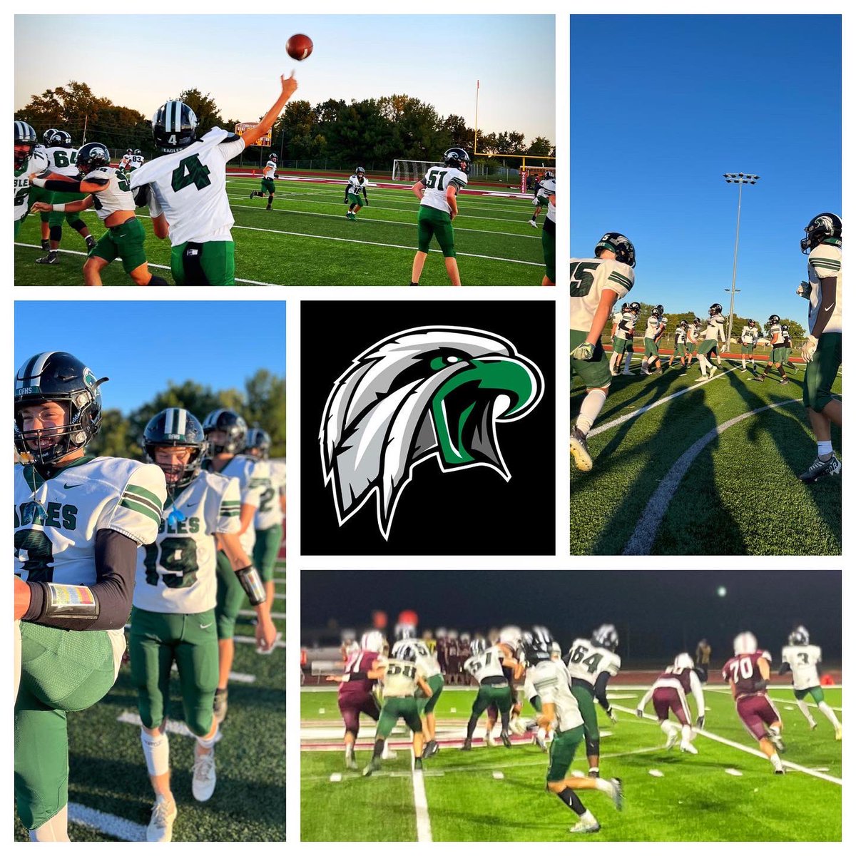 OFHSfootball's tweet photo. A hard fought battle last week, now on to Homecoming 🎉🦅

#OFPride #orchardfarm https://t.co/GmnNSDDms6