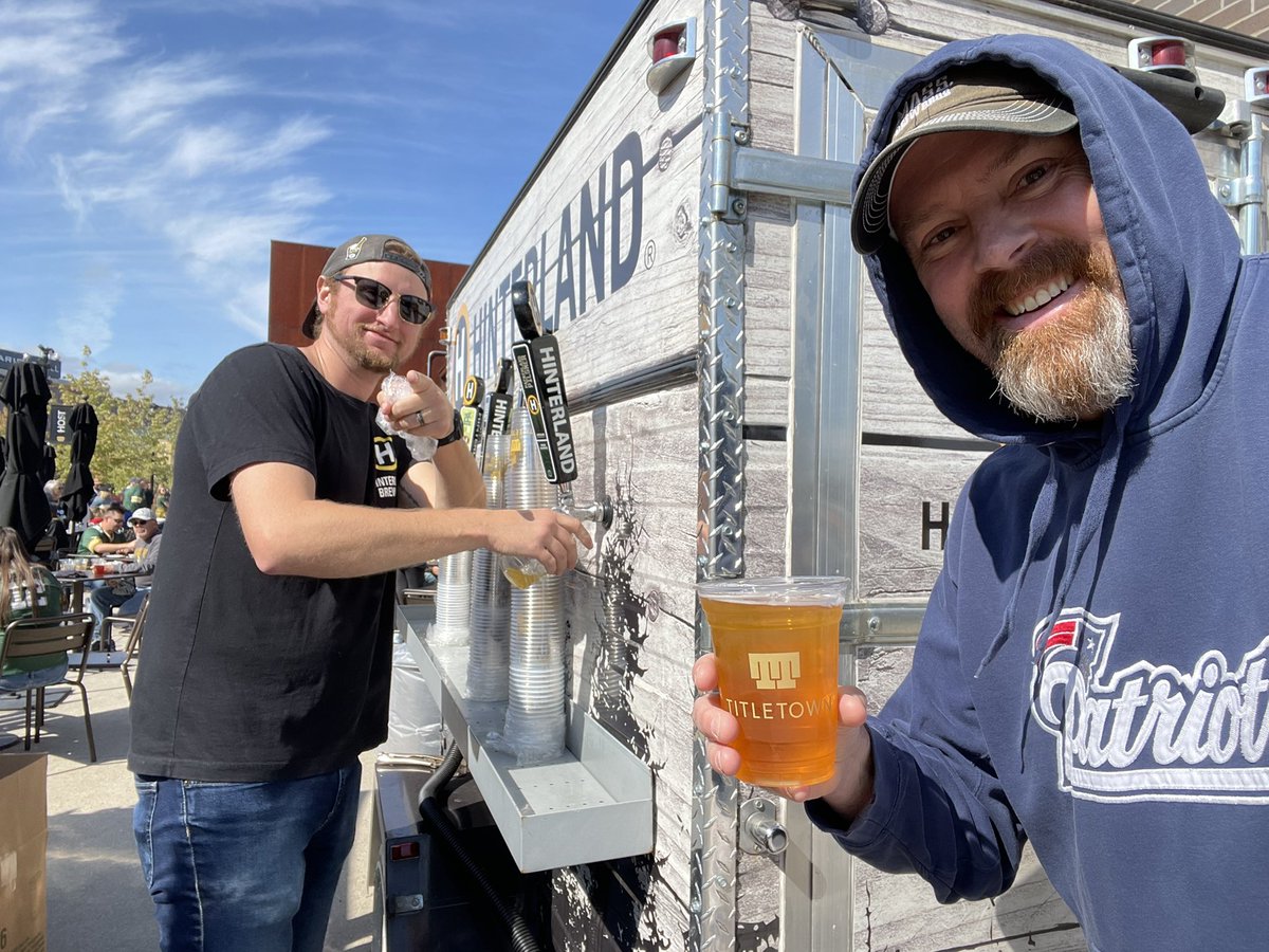 Mass. Brew Bros. on Twitter "Tailgating at Lambeau Field in GreenBay