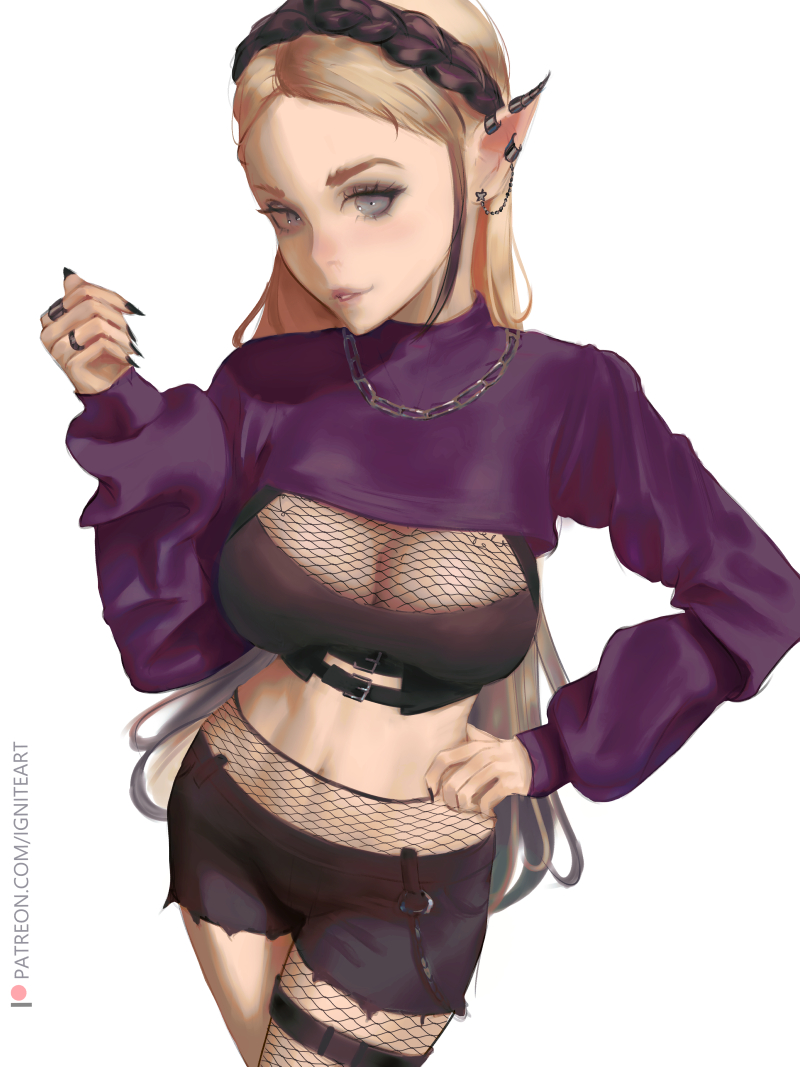 Igniteart_main's tweet photo. Goth Zelda is my new favorite thing and no one can stop me https://t.co/yNI4oymEaR