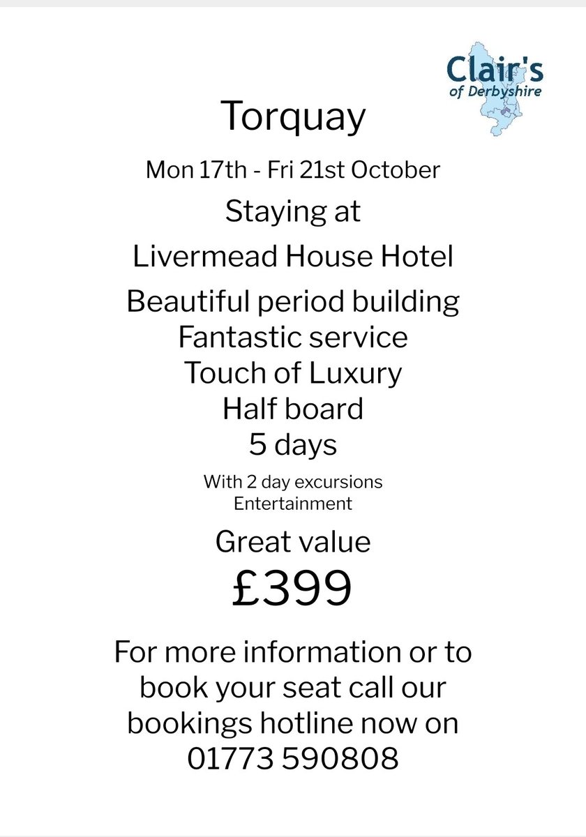 Clair's Of Derbyshire tweet media