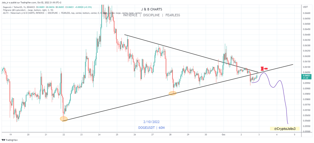CryptoJobs3's tweet photo. $DOGE  🚨📉 https://t.co/ooFGvos5Nk