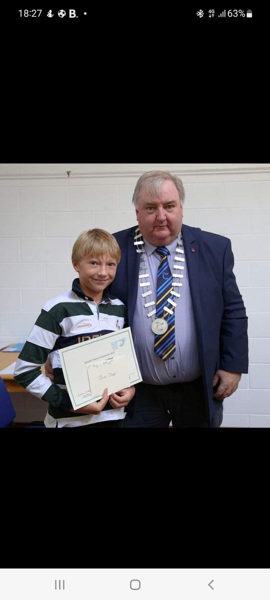 BishopHartyNS's tweet photo. Huge congratulations to both our talented pupils from 4th and 5th Class who were awarded 1st Place in their respective categories. Well done to everyone who took part #proud #achievement #talent #poetry #creativewriting #dnlf @NenaghGuardian @DNLitFest https://t.co/BMCwSl72KF