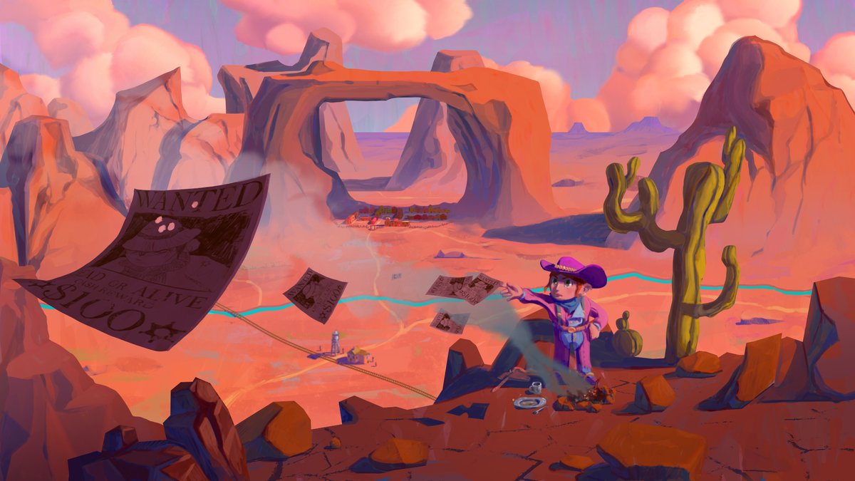 Calamity_Game's tweet photo. Key Art of the Game 

Calamity is out of town to hunt down an outlaw !  🤠🔫

#CalamityTDMH https://t.co/T9QxIuOi9H