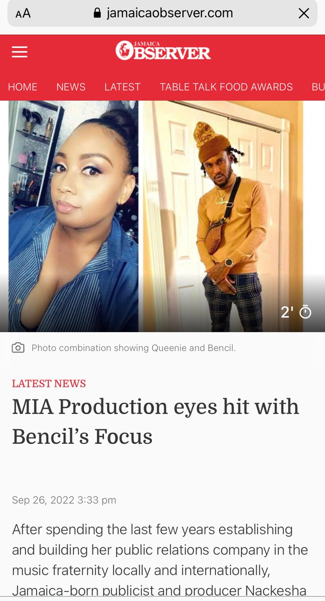 Bencil_click's tweet photo. Check out @jamaicastar /// @JamaicaObserver 🤞🏿 #FullyFocus https://t.co/P2UyUWhFiS