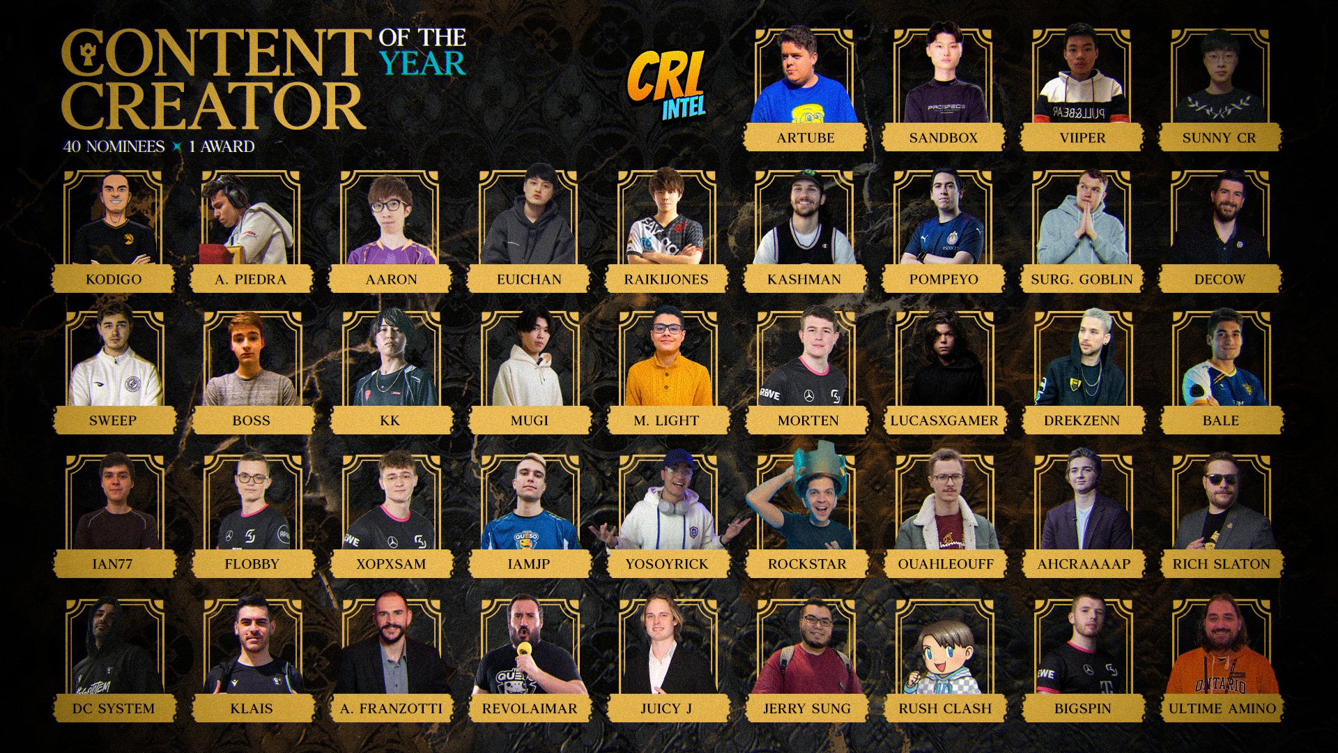 𝐂𝐑𝐋 𝐀𝐰𝐚𝐫𝐝𝐬 powered by @CRLIntel on Twitter: 