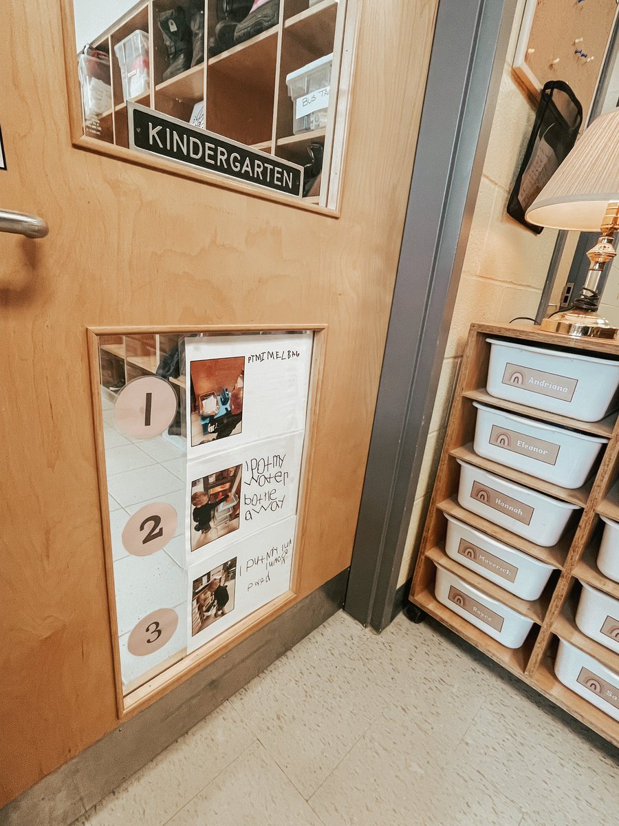 Are you verbally prompting your Ss through their routines? Try this: simple, co-created visuals at Ss level. The more consistently we provide accessible visual supports, the more independent our Ss can be! Ss don’t need to look for an adult and can consult their environment.