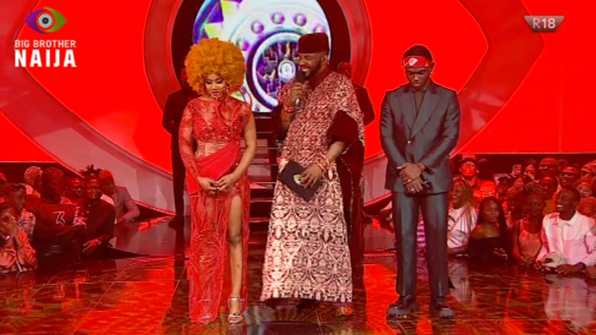 Ladies and gentlemen, stand up for Phyna, the Winner of #BBNaija Level Up. Dear world, are you ready? Click here 👉🏾 bit.ly/3LXFb4X for her journey.