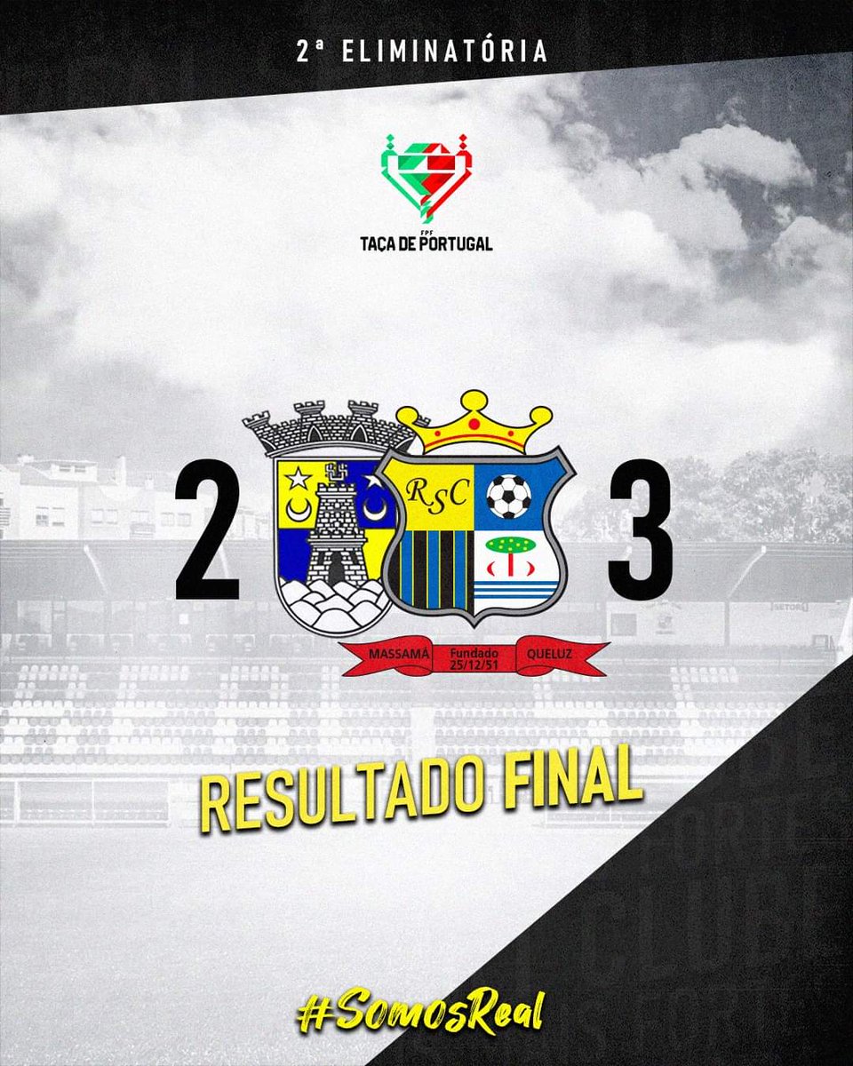 RealSportClube3's tweet photo. ✅️ Estamos na 3ª eliminatória da taça de Portugal. 
Golos Marcos Barbeiro, Cabral e Soares.
💙💛🖤

#RealSC #somosrealsc https://t.co/54iHeami62