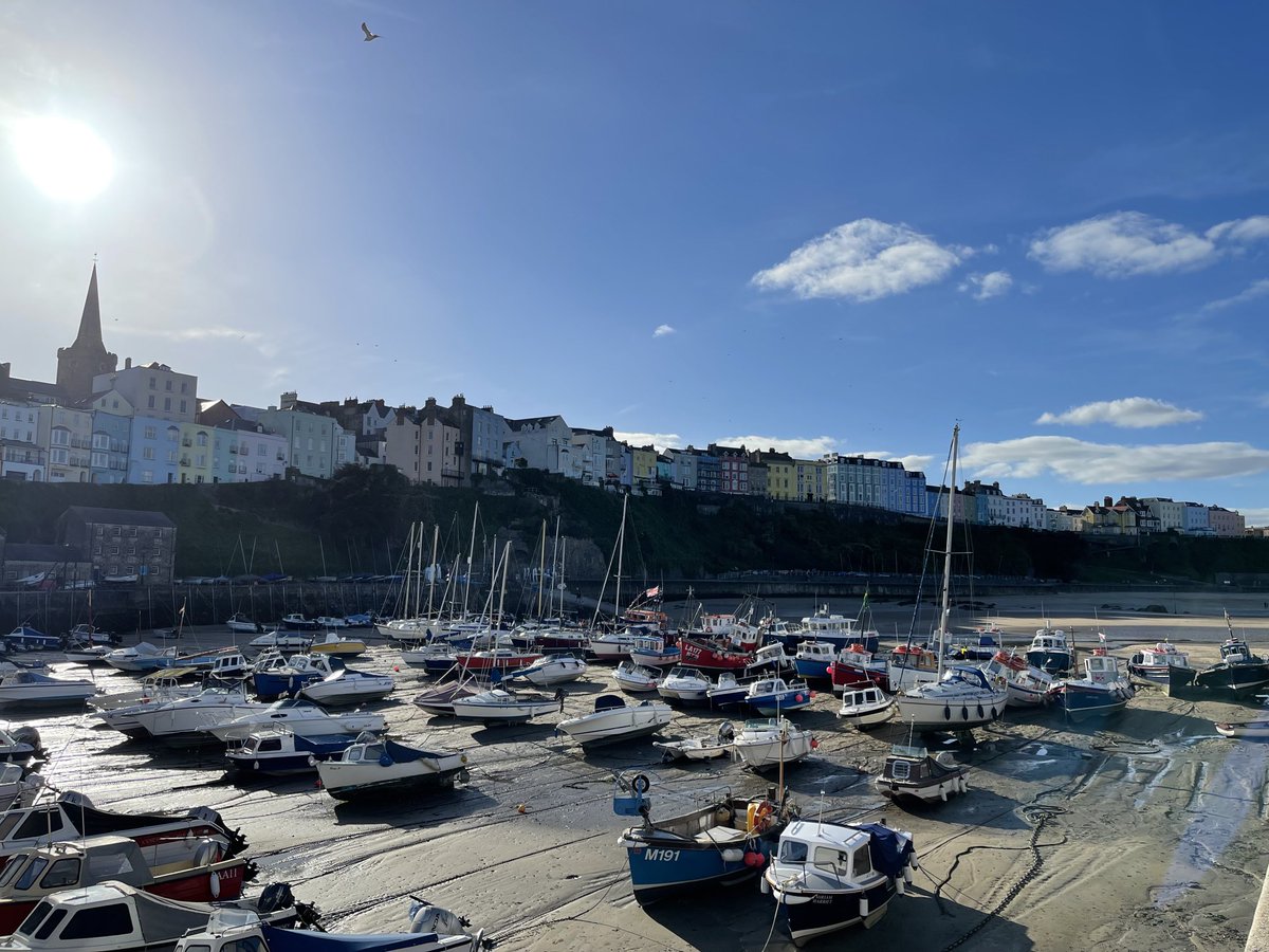 Loving my time in Tenby in South Wales…