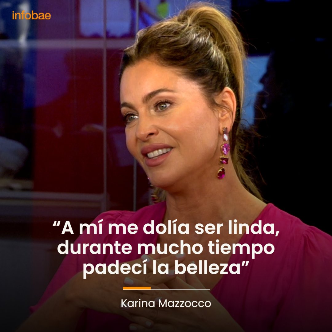 Karina Mazzocco: “A mí me dolía ser linda, durante mucho tiempo padecí la belleza” infob.ae/3SwQUtM