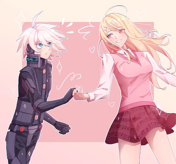 Day 2: Kiibo + KaedeI think they could've been really good friends #kiibtober2022 
