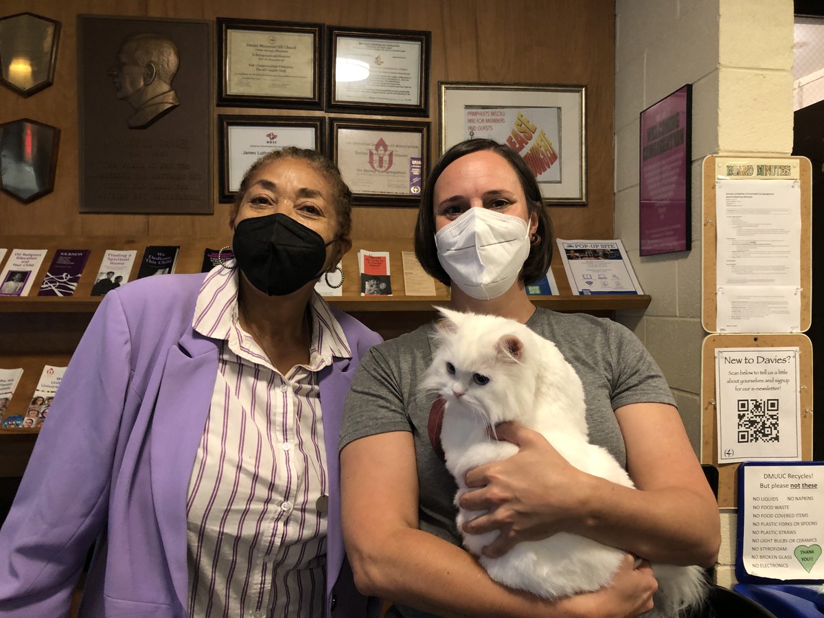 DaviesUUC's tweet photo. It was a joyous morning at Davies for our annual Blessing of the Animals! #UUtwitter #animalblessing https://t.co/Dyu6wYKMf4