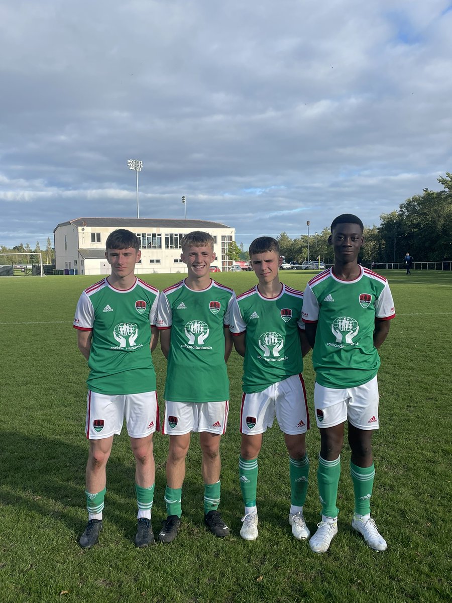 CorkCityFCAcad's tweet photo. Well done to our Under 15 side who are through to the Michael Hayes Cup semi final after a 5-0 win over @WexfordFC this afternoon ! 

Ryne Bargary, Seán Richmond, Matthew Moore and Denzell Obenge on target for City 💪🏼

Great stuff lads ⚽️ 

#CCFCAcademy | @CorkCUs https://t.co/L2TmwBoOrB