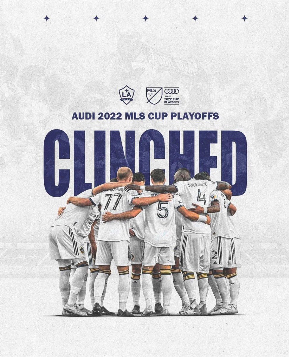 C L I N C H E D 😊✅
Delighted to get this done now focus on the <a href="/MLS/">Major League Soccer</a> playoffs 🦾
Thanks for your support <a href="/LAGalaxy/">LA Galaxy</a> family