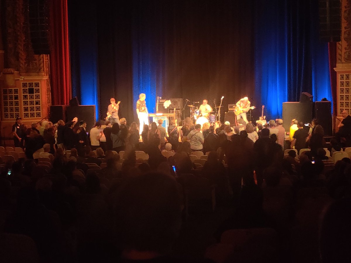 2xjayhawk's tweet photo. The crowd at #TheEmbarassment storming the court @ #tallgrass20th https://t.co/l9e9O0eaPx