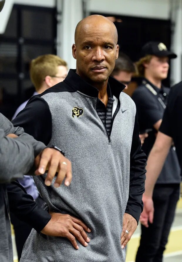 StrongBritt's tweet photo. Karl Dorrell has been let go at Colorado. 

Dorrell’s record at Colorado was 8-15. Including the 0-5 this season. https://t.co/unMFlKjJnB