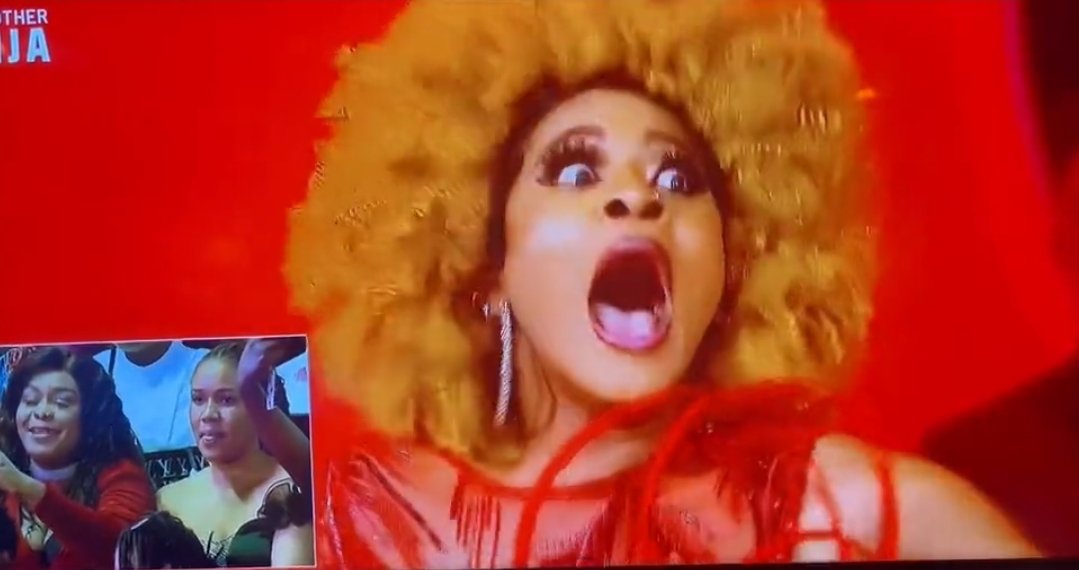 KMarieTimez's tweet photo. The moment you bitter haters knew your "gang up" plan did NOT work. CONGRATULATIONS PHYNA a very deserving winner. #BBNaija #BBNajia https://t.co/rAV1VjKZga