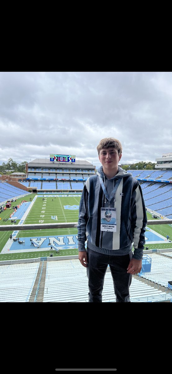 PortesiGarrett's tweet photo. Thank you for having me @CoachTMcGrath. I had a great time, Can’t wait to come back to chapel hill ! @UNCFootball @CoachMackBrown @CoachLPorter @CoachZachCrespo https://t.co/uP7N5RBfn3