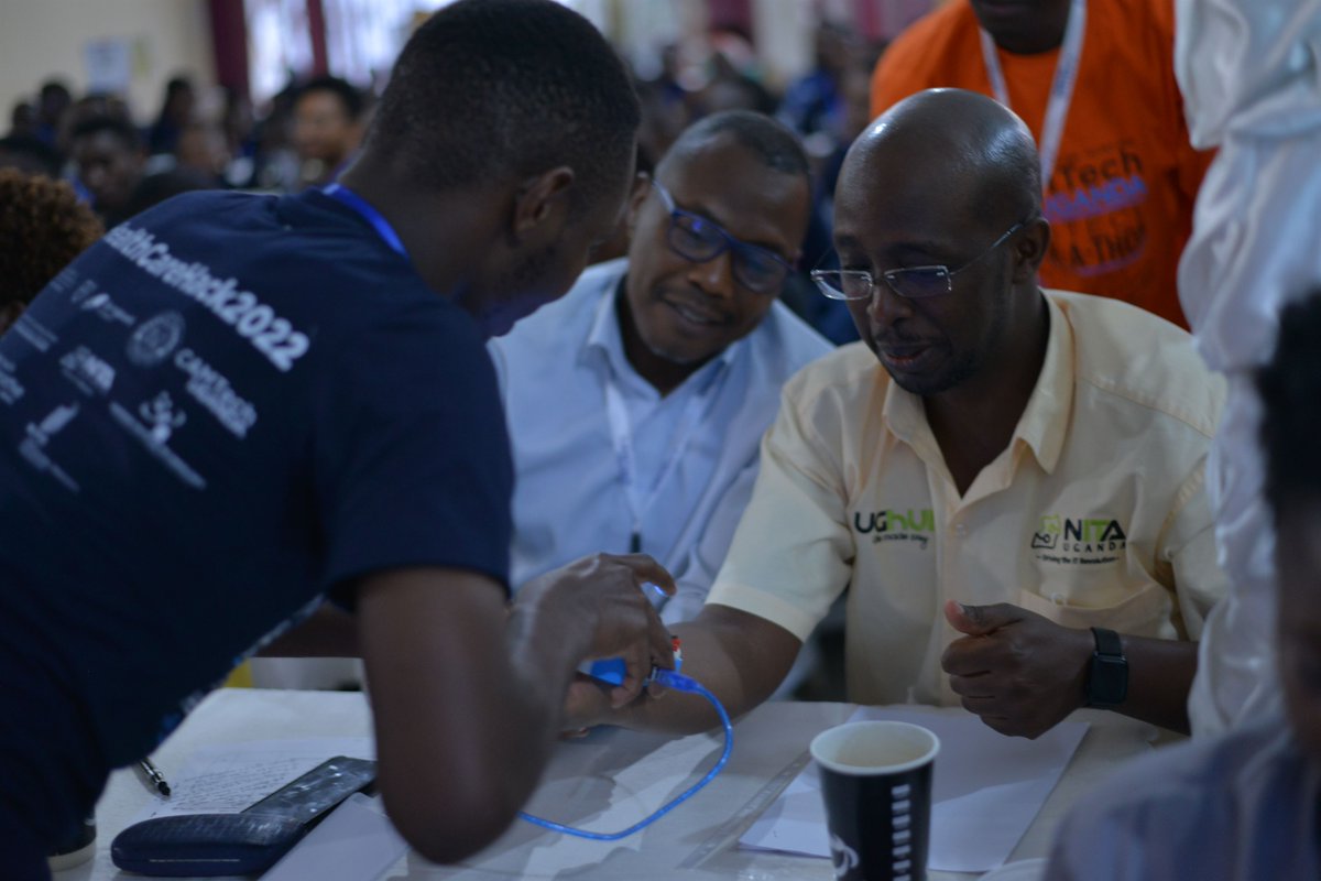 MbararaUST's tweet photo. And the Winners of the 8th Annual CamTech MedTech Hack-a-thon 2022 is team Team "Sukali Care".
#HealthCareHack2022 https://t.co/YcKK1q2uMD