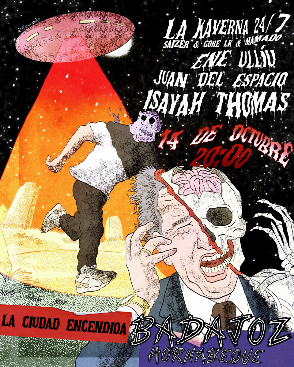 pupiladura's tweet photo. encargo de cartel par un concierto #hiphap #badajoz https://t.co/MFVprwekSS