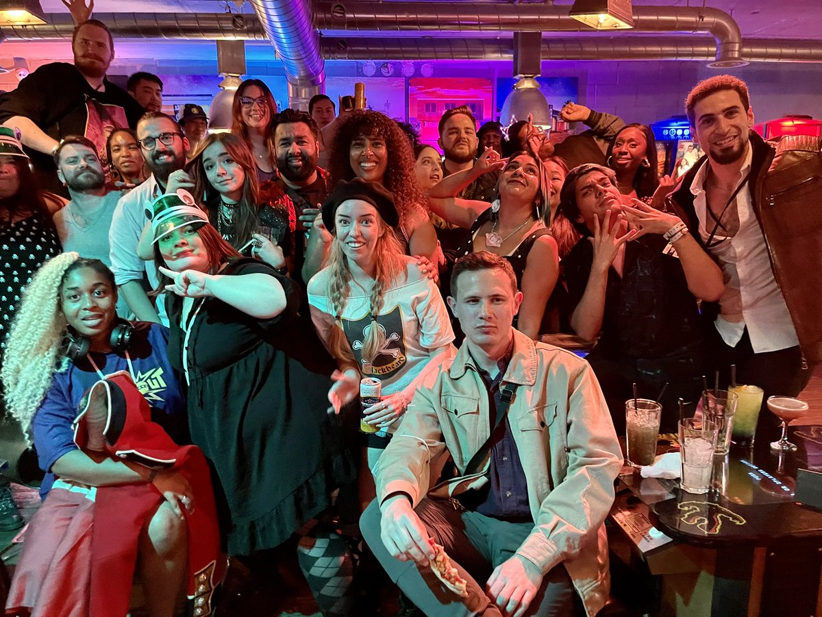 First up! Shoutout to all these crazy amazing humans. We’ve worked, been on tour, shared a staged, played games together across many years. I thankyou all for coming down to this night games and drinks. Such great vibes. Sorry If i miss your tag only allowed 10 :(