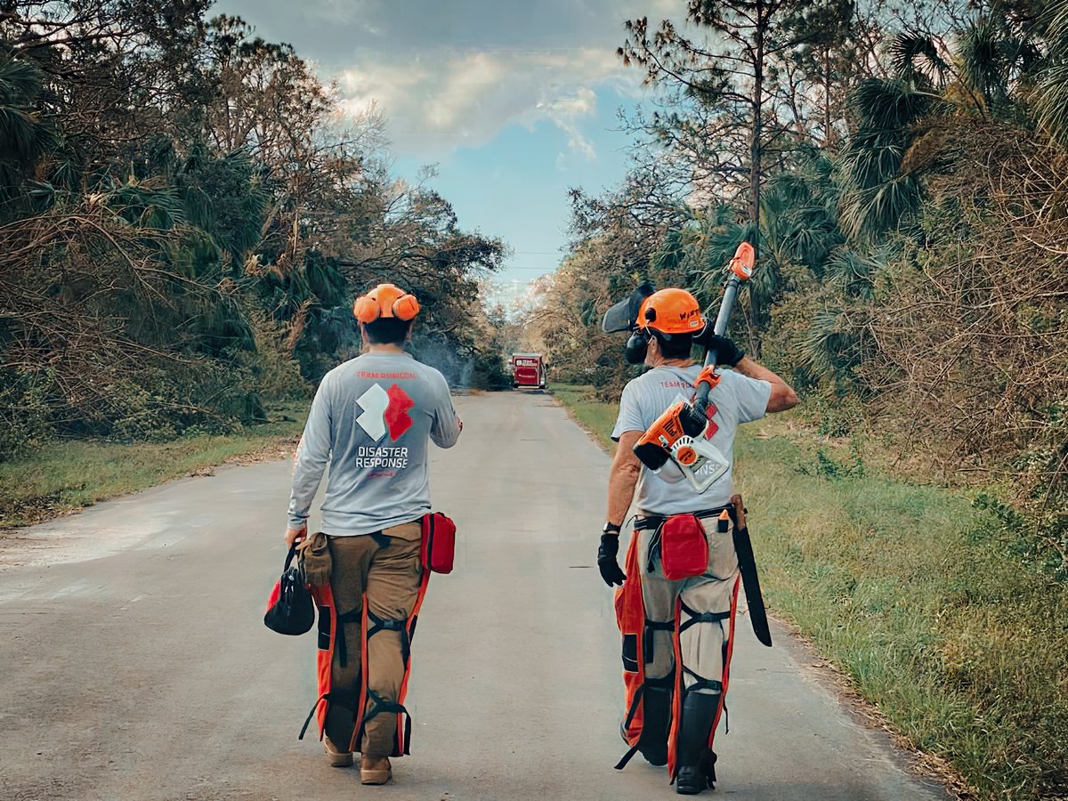 TeamRubicon's tweet image. The need immense. The work is tough. But Greyshirts are driven to get up each day and serve knowing they are doing everything they can to help communities in Florida that were knocked down by Hurricane Ian. This is what we’re built for.

Donate: trusa.co/HurricaneFiona