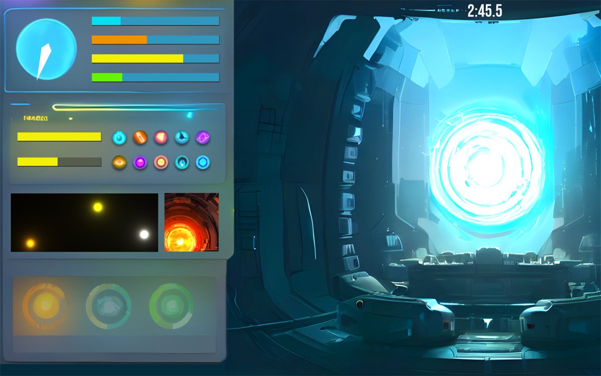 AlteredTree's tweet photo. This #LDJAM, I wanted to see if I could use the #stablediffusion art-generation AI to create all the art assets for a game. Turns out: yes. https://t.co/1KSjLOOqWZ https://t.co/avlg6a2F13