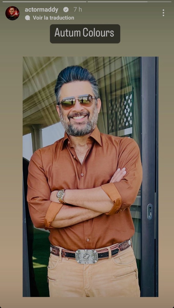 TashouLou's tweet photo. @ActorMadhavan Need one season pic and a #maddyism for each season 💚💛🧡🤎 🙏 https://t.co/81tjQJ3EoS