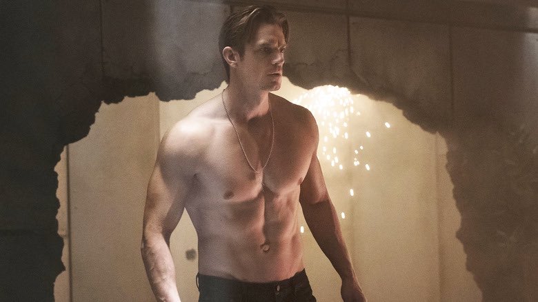 PrivateEyeJacob's tweet photo. Don’t think I forgot about #SeductiveSunday... 

And no I’m not paying for that wall. Now who stole my shirt? https://t.co/9iIWUpwG6r