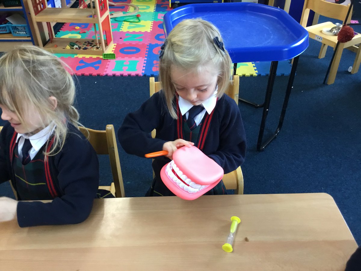 ShebbearCollege's tweet photo. Our Reception children have been practising effective tooth brushing as part of their βMe and my communityβ topic. They also visited @ShebbearHAWC and talked about healthy eating and exercise. #receptionclass #health #wellbeing #teeth #shebbearpreprep https://t.co/qr6b393wSh