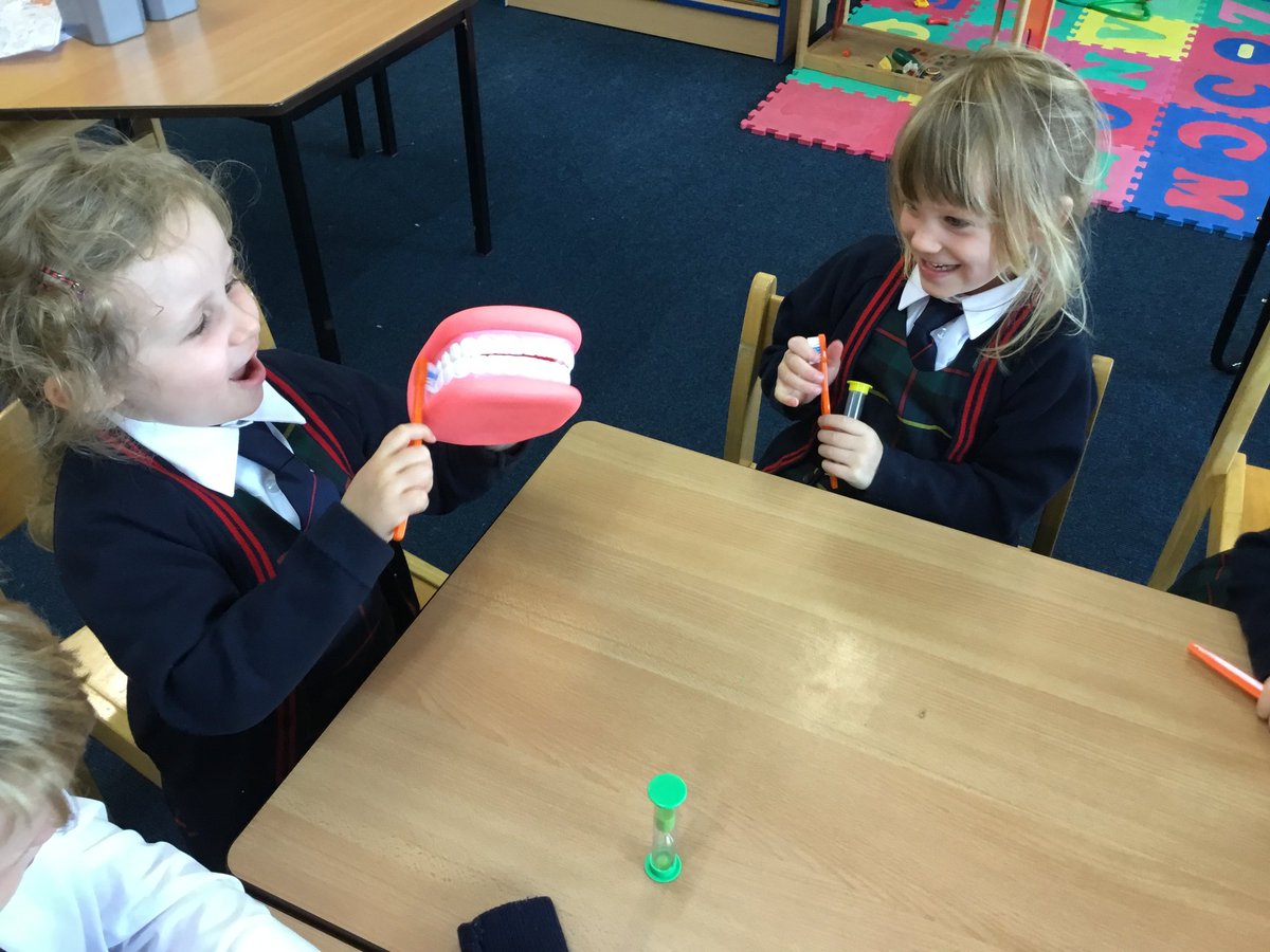 ShebbearCollege's tweet photo. Our Reception children have been practising effective tooth brushing as part of their βMe and my communityβ topic. They also visited @ShebbearHAWC and talked about healthy eating and exercise. #receptionclass #health #wellbeing #teeth #shebbearpreprep https://t.co/qr6b393wSh
